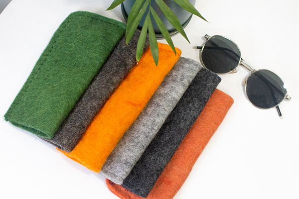 felt eyeglass cover